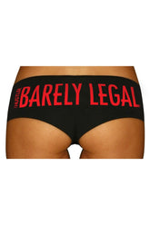 Hustler Screen Print Panties - Barely Legal - HSP-06 by Hustler